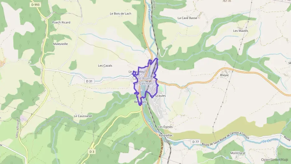 Appartement 47 m² deux pieces à vendre à Saint-Rome-de-Cernon