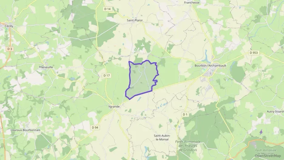 Appartement 52 m² trois pièces à vendre à Ygrande Appartement 52 m² trois pièces à vendre à Ygrande