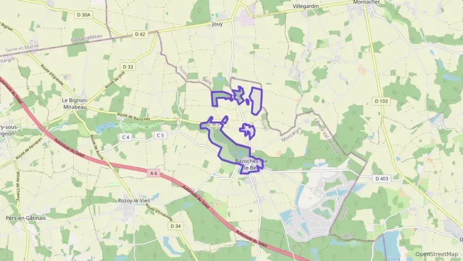 Appartement 69 m² trois pièces à vendre à Bazoches-sur-le-Betz