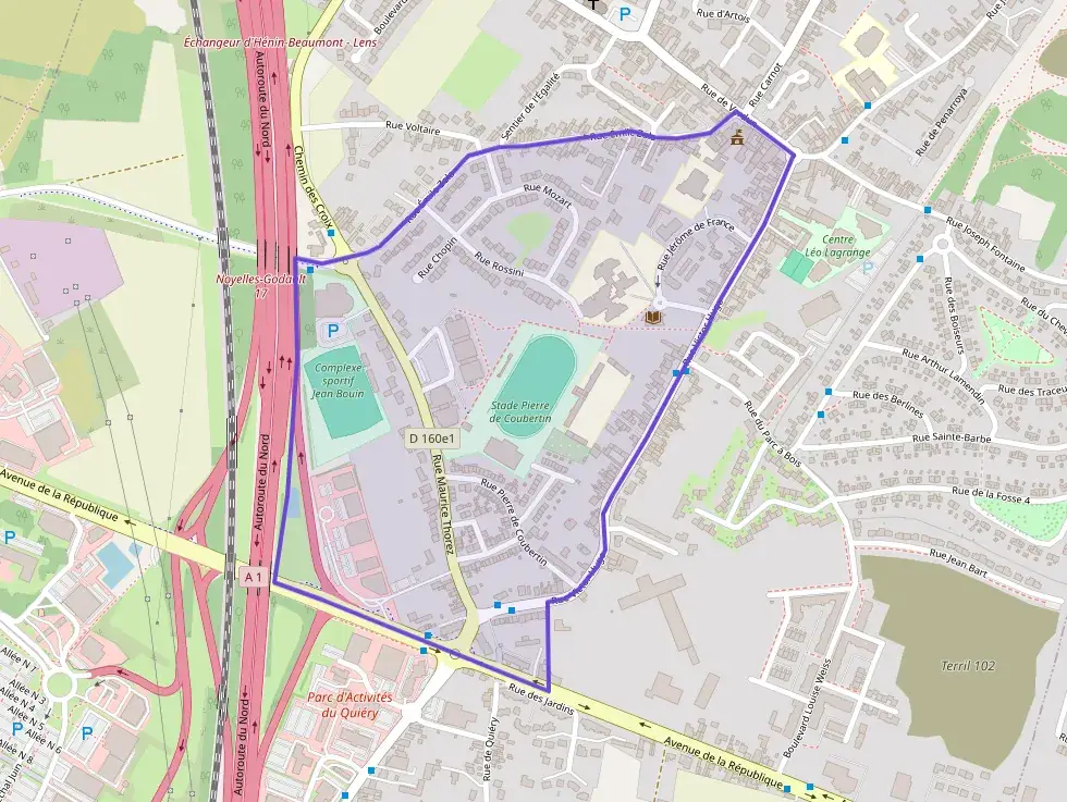 Appartement 74 m² trois pièces à vendre à Noyelles-Godault