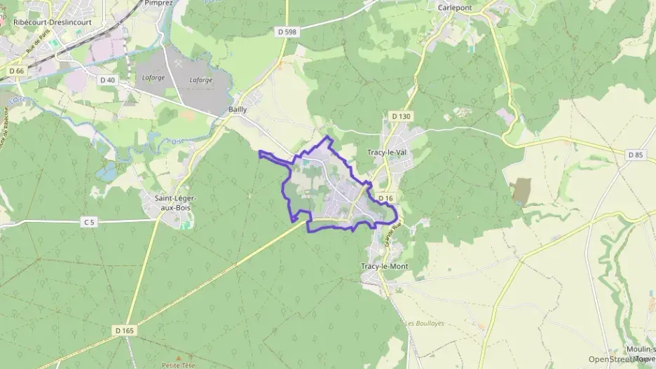 Appartement 46 m² trois pièces à vendre à Tracy-le-Mont Appartement 46 m² trois pièces à vendre à Tracy-le-Mont