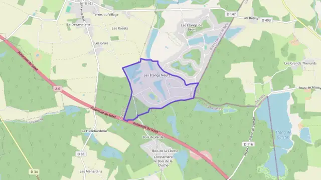 Appartement 34 m² une piece à vendre à Bazoches-sur-le-Betz