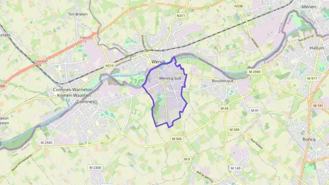 Appartement 64 m² trois pièces à vendre à Wervicq-Sud