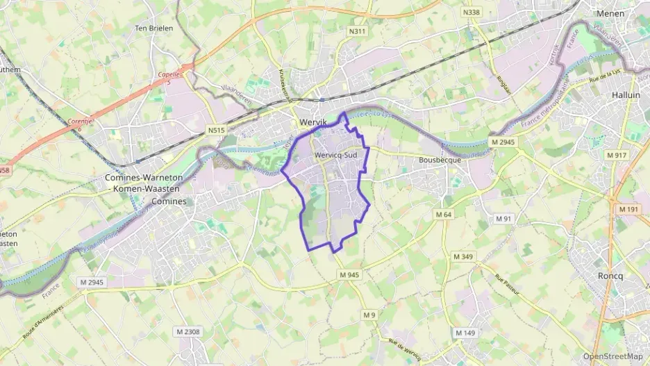 Appartement 49 m² deux pieces à vendre à Wervicq-Sud Appartement 49 m² deux pieces à vendre à Wervicq-Sud