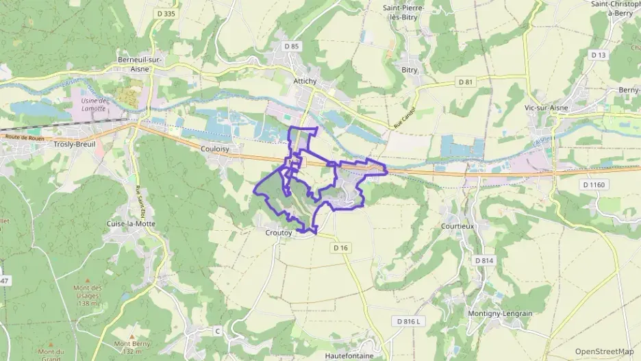 Appartement 59 m² trois pièces à vendre à Jaulzy