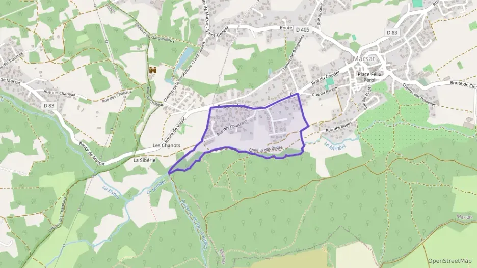 Appartement 107 m² cinq pièces à vendre à Marsat Appartement 107 m² cinq pièces à vendre à Marsat