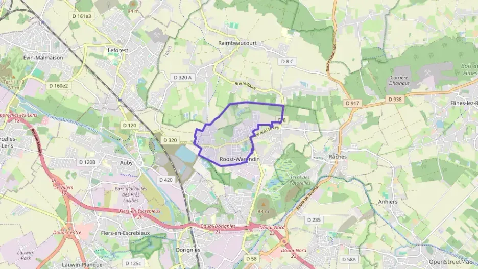 Appartement 44 m² trois pièces à vendre à Roost-Warendin