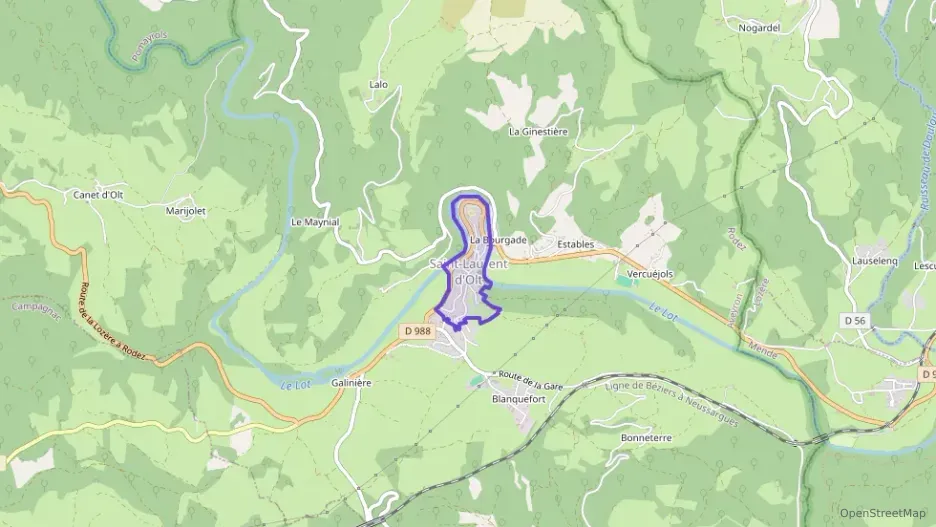 Appartement 96 m² deux pieces à vendre à Saint-Laurent-d`Olt Appartement 96 m² deux pieces à vendre à Saint-Laurent-d`Olt