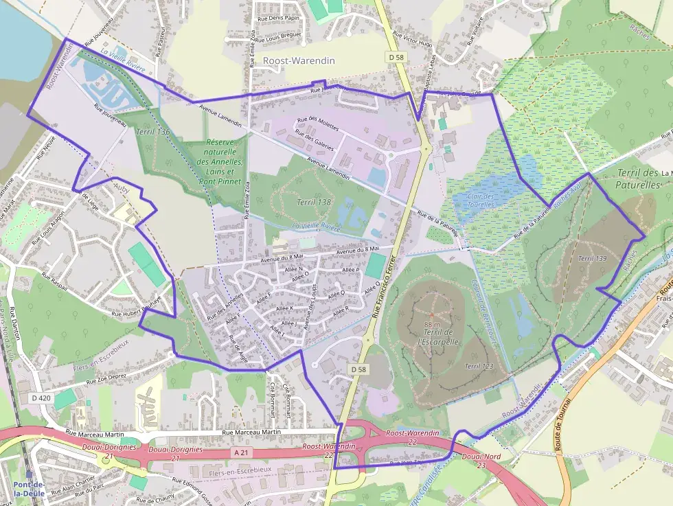 Appartement 43 m² deux pieces à vendre à Roost-Warendin