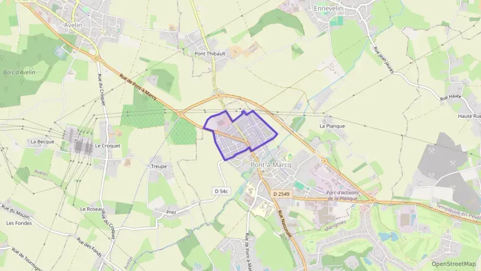 Appartement 48 m² trois pièces à vendre à Pont-à-Marcq