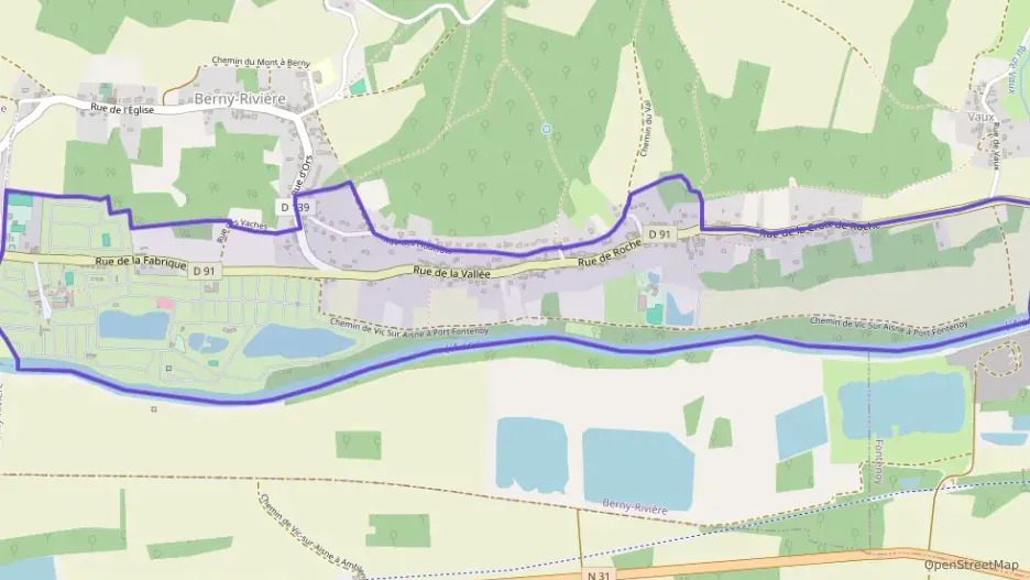 Appartement 20 m² une piece à vendre à Berny-Rivière