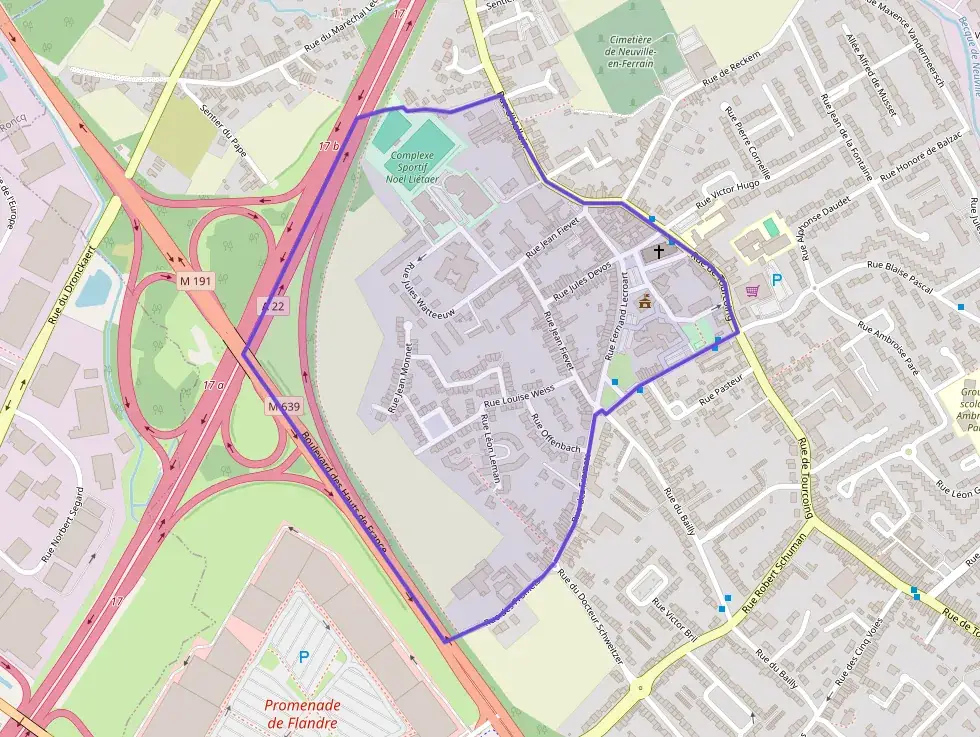 Appartement 77 m² quatre pièces à vendre à Neuville-en-Ferrain