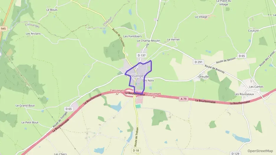 Appartement 46 m² trois pièces à vendre à Cressanges Appartement 46 m² trois pièces à vendre à Cressanges