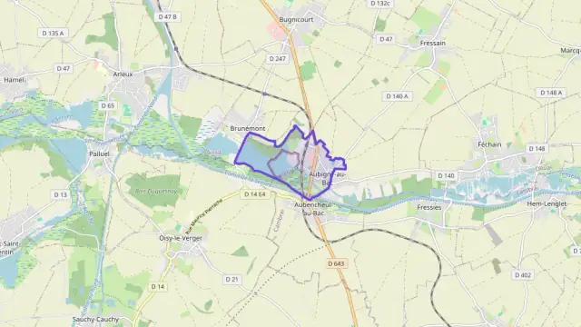 Appartement 60 m² deux pieces à vendre à Aubigny-au-Bac