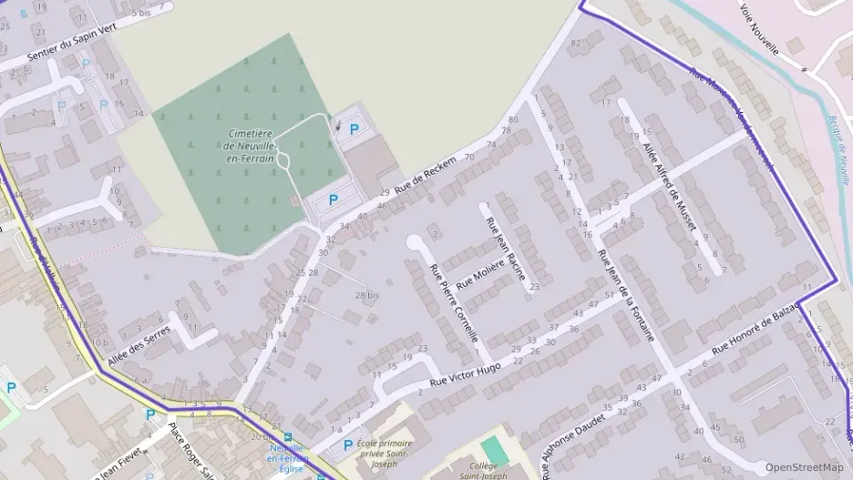 Appartement 68 m² trois pièces à vendre à Neuville-en-Ferrain