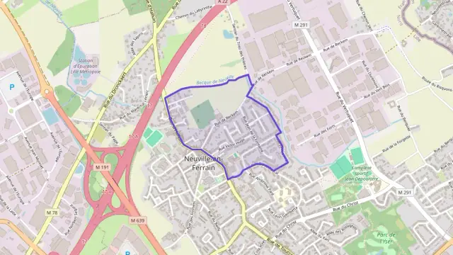 Appartement 68 m² trois pièces à vendre à Neuville-en-Ferrain