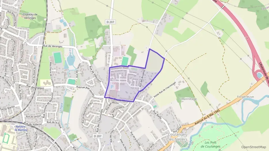 Appartement 50 m² deux pieces à vendre à Coulanges-lès-Nevers Appartement 50 m² deux pieces à vendre à Coulanges-lès-Nevers