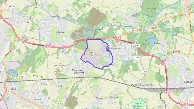 Appartement 47 m² deux pieces à vendre à Pecquencourt