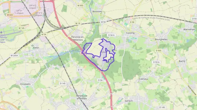 Appartement 40 m² deux pieces à vendre à Louvil