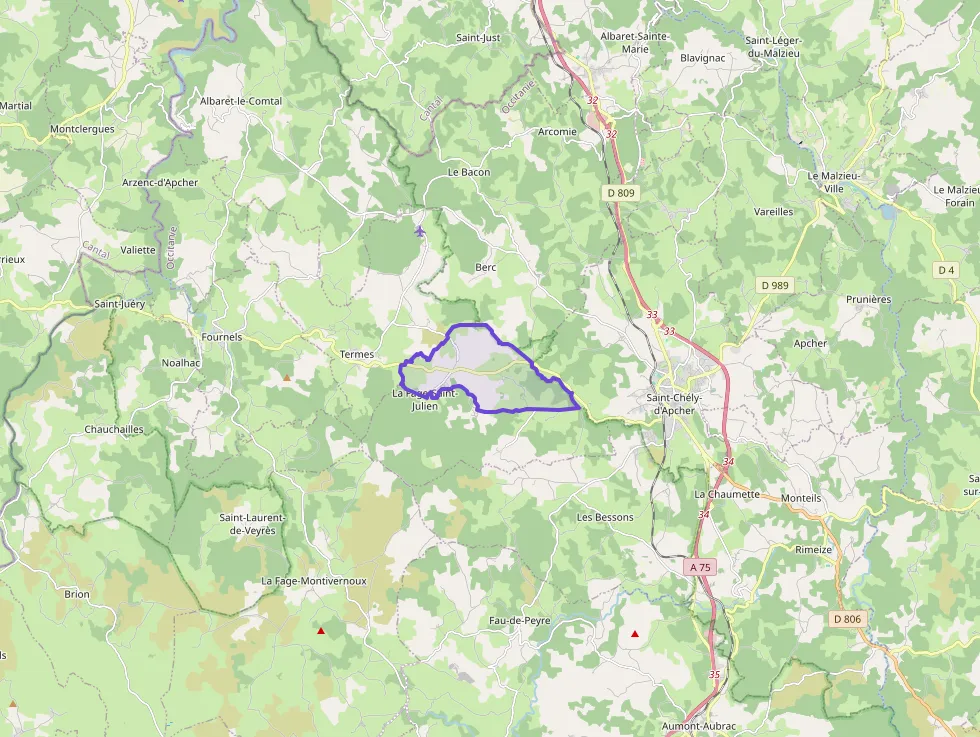 Appartement 65 m² trois pièces à vendre à La Fage-Saint-Julien