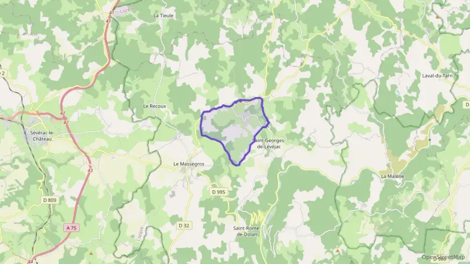 Appartement 45 m² trois pièces à vendre à Massegros Causses Gorges