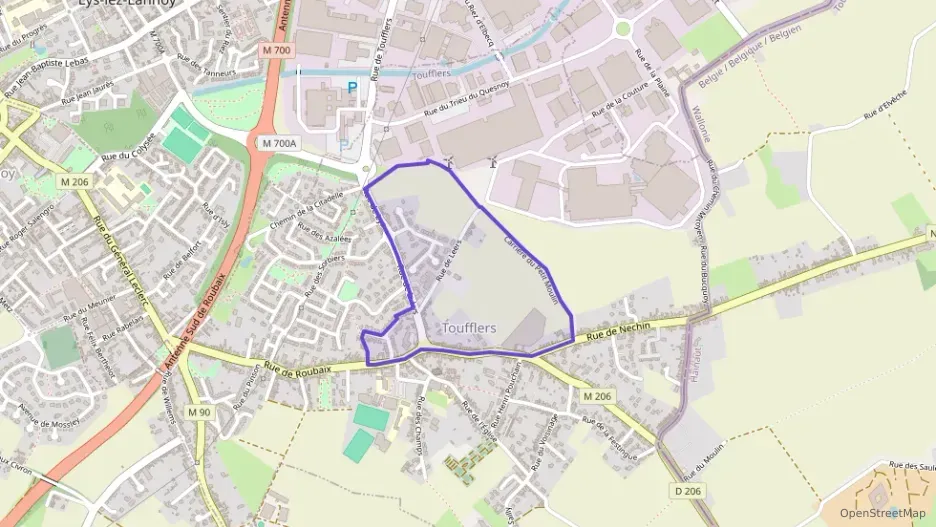 Appartement 61 m² trois pièces à vendre à Toufflers