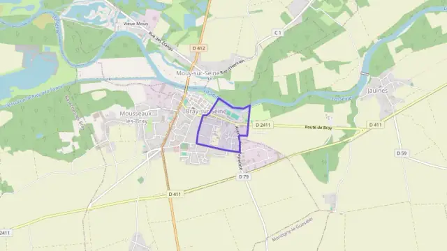 Appartement 60 m² trois pièces à vendre à Bray-sur-Seine