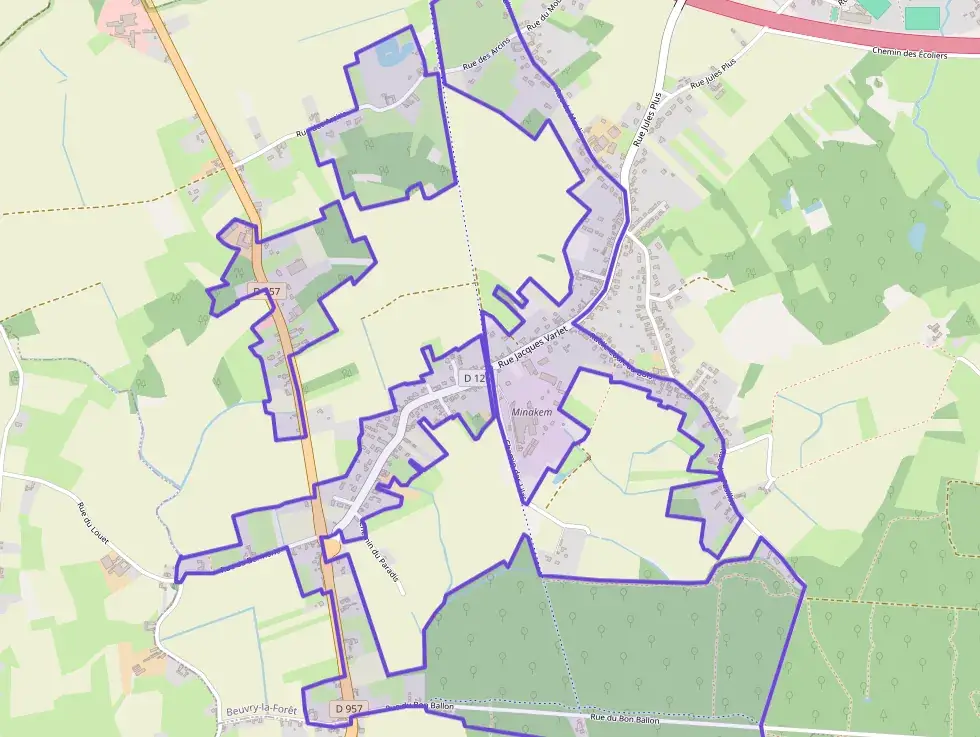 Appartement 45 m² deux pieces à vendre à Beuvry-la-Forêt