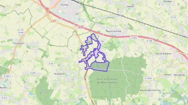 Appartement 45 m² deux pieces à vendre à Beuvry-la-Forêt