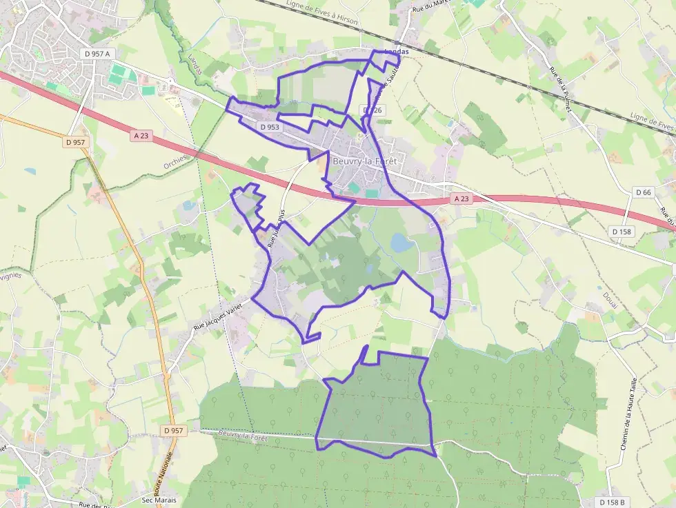 Appartement 64 m² trois pièces à vendre à Beuvry-la-Forêt