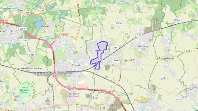 Appartement 54 m² trois pièces à vendre à Fenain