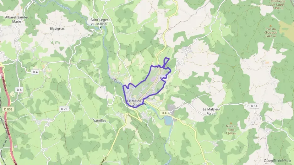 Appartement 85 m² quatre pièces à vendre à Le Malzieu-Ville Appartement 85 m² quatre pièces à vendre à Le Malzieu-Ville