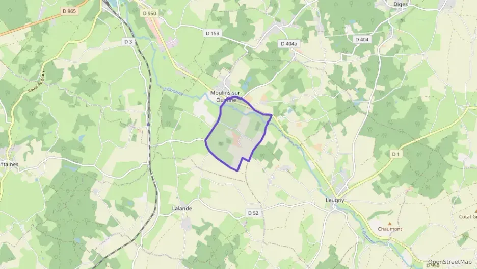 Appartement 60 m² trois pièces à vendre à Moulins-sur-Ouanne