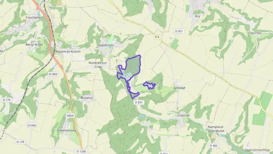 Appartement 62 m² trois pièces à vendre à Rozières-sur-Crise Appartement 62 m² trois pièces à vendre à Rozières-sur-Crise