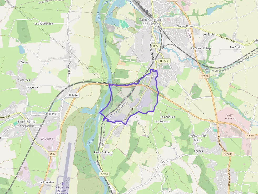 Appartement 85 m² deux pieces à vendre à Saint-Germain-des-Fossés