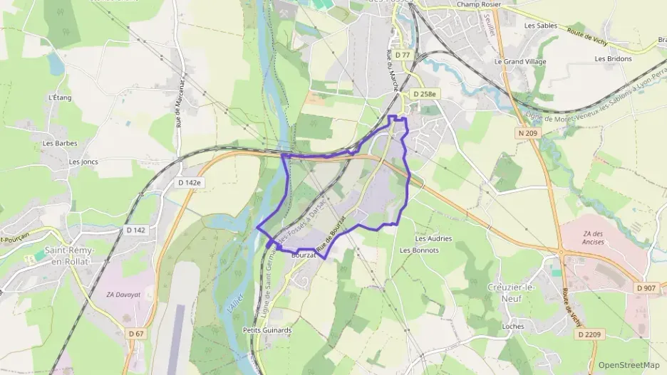 Appartement 85 m² deux pieces à vendre à Saint-Germain-des-Fossés