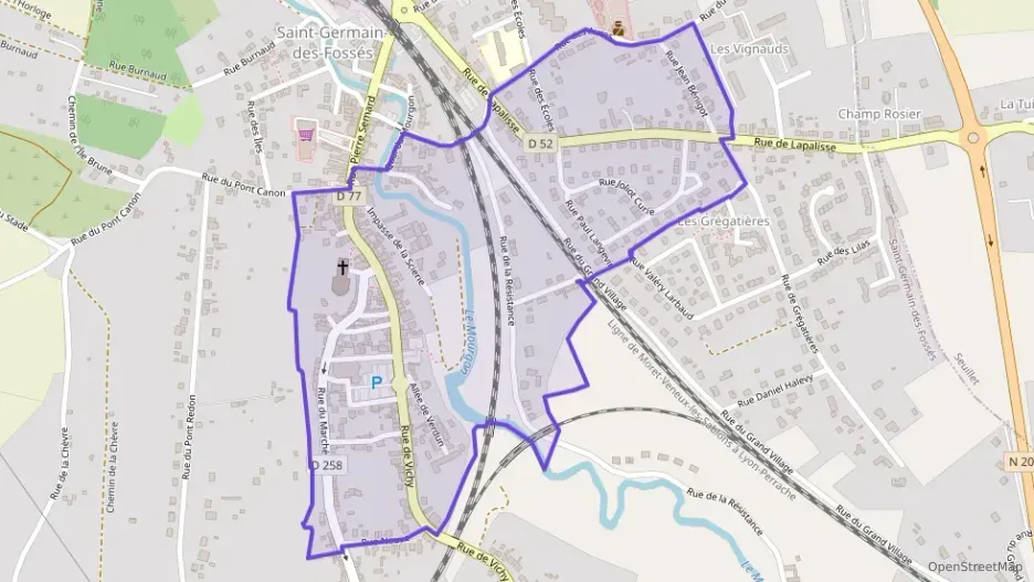 Appartement 52 m² deux pieces à vendre à Saint-Germain-des-Fossés Appartement 52 m² deux pieces à vendre à Saint-Germain-des-Fossés