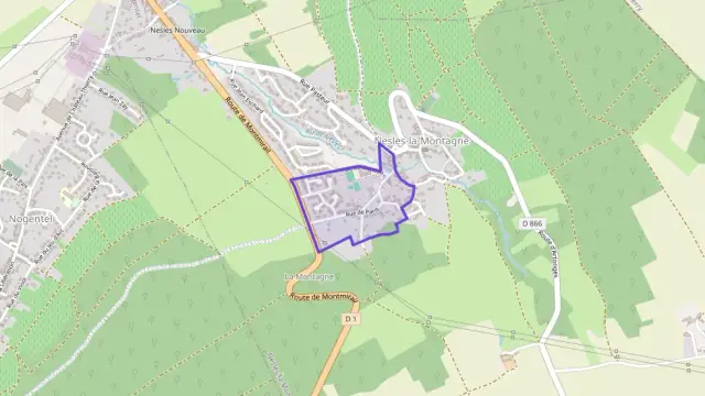 Appartement 63 m² trois pièces à vendre à Nesles-la-Montagne