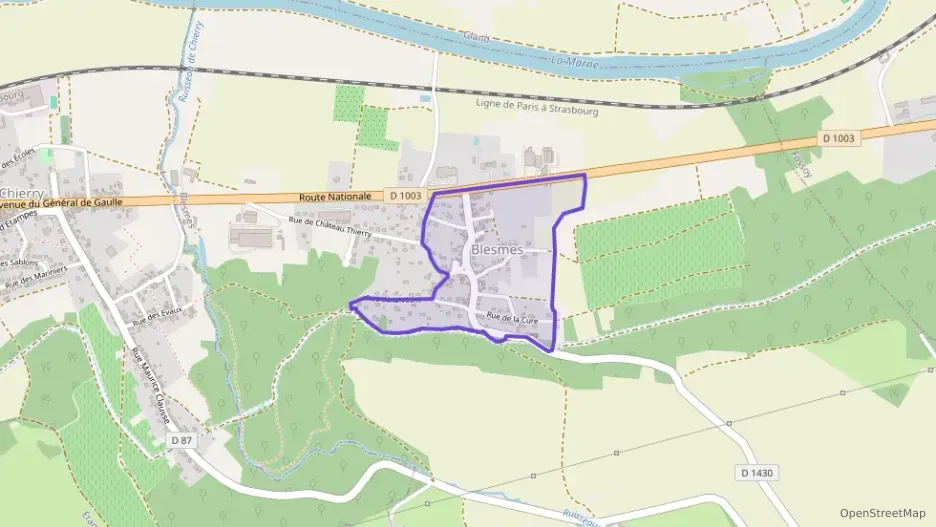 Appartement 61 m² trois pièces à vendre à Blesmes Appartement 61 m² trois pièces à vendre à Blesmes