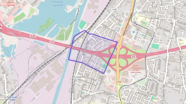 Appartement 57 m² trois pièces à vendre à Trith-Saint-Léger