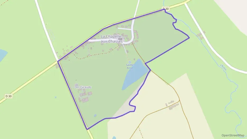 Appartement 60 m² trois pièces à vendre à La Chapelle-aux-Chasses Appartement 60 m² trois pièces à vendre à La Chapelle-aux-Chasses