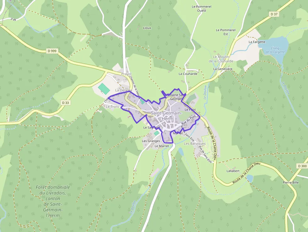 Appartement 45 m² trois pièces à vendre à Saint-Germain-l`Herm