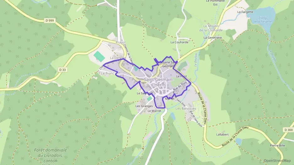 Appartement 45 m² trois pièces à vendre à Saint-Germain-l`Herm