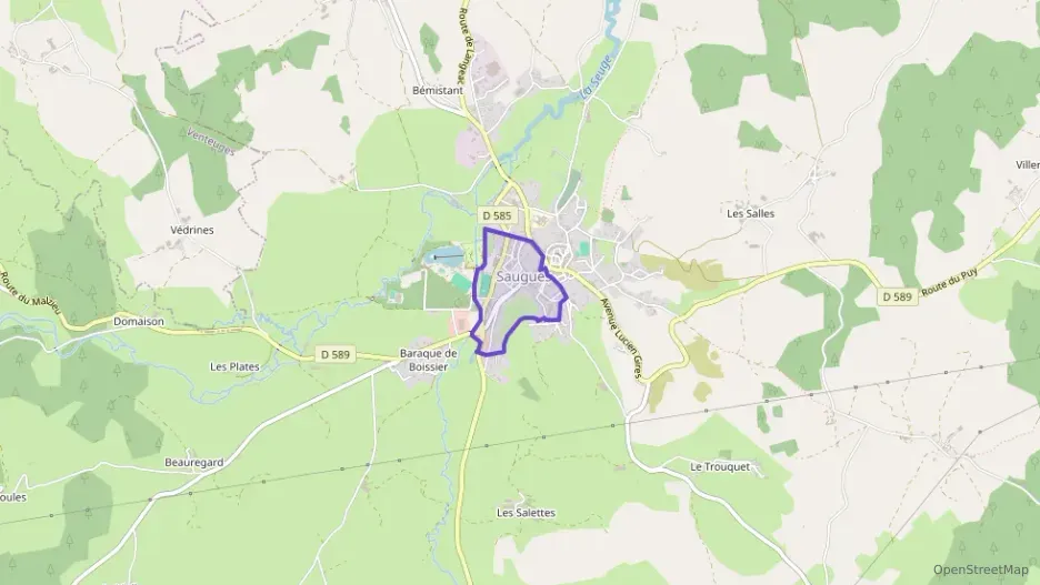 Appartement 56 m² trois pièces à vendre à Saugues Appartement 56 m² trois pièces à vendre à Saugues