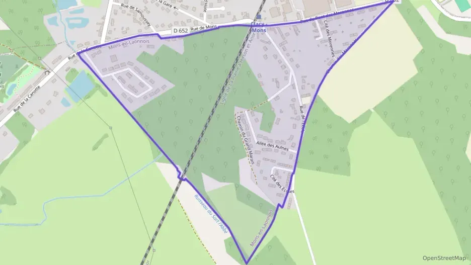 Appartement 30 m² deux pieces à vendre à Mons-en-Laonnois