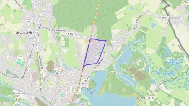 Appartement 47 m² deux pieces à vendre à Condé-sur-l`Escaut