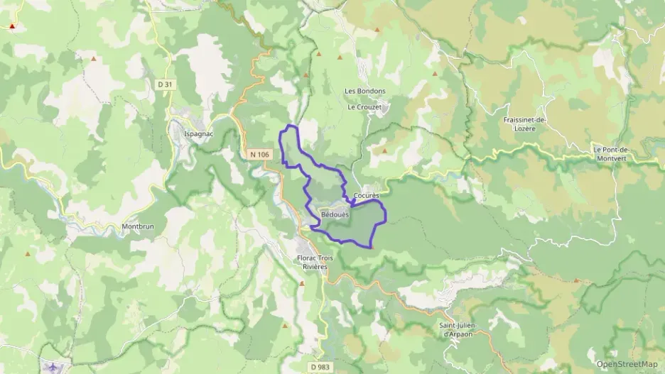 Appartement 45 m² deux pieces à vendre à Bédouès-Cocurès