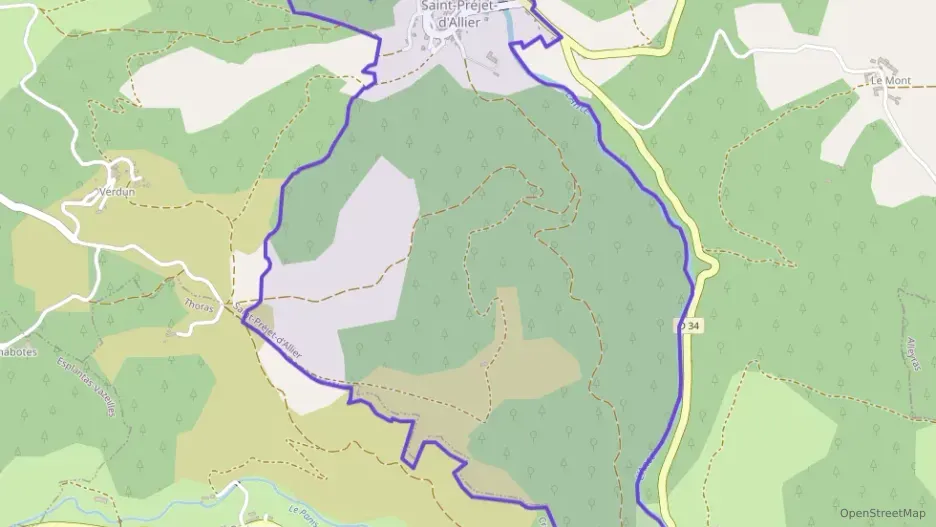 Appartement 48 m² deux pieces à vendre à Saint-Préjet-d`Allier Appartement 48 m² deux pieces à vendre à Saint-Préjet-d`Allier