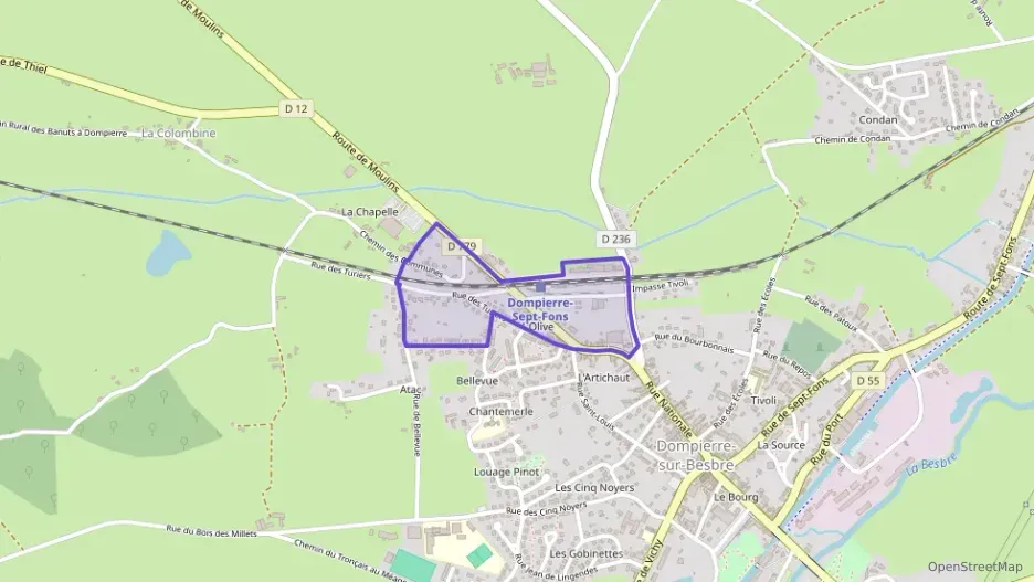 Appartement 25 m² une piece à vendre à Dompierre-sur-Besbre