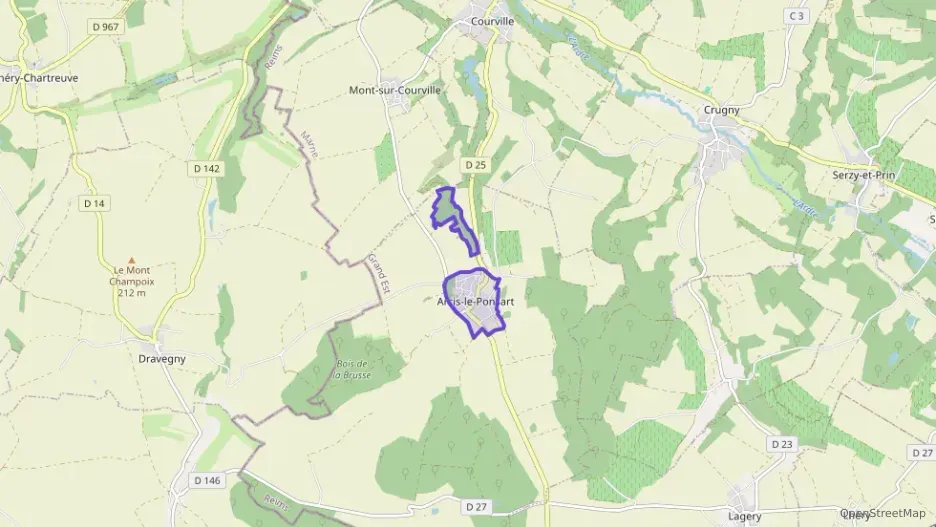 Appartement 50 m² trois pièces à vendre à Arcis-le-Ponsart